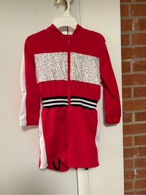 Weissman red hip hop jumper